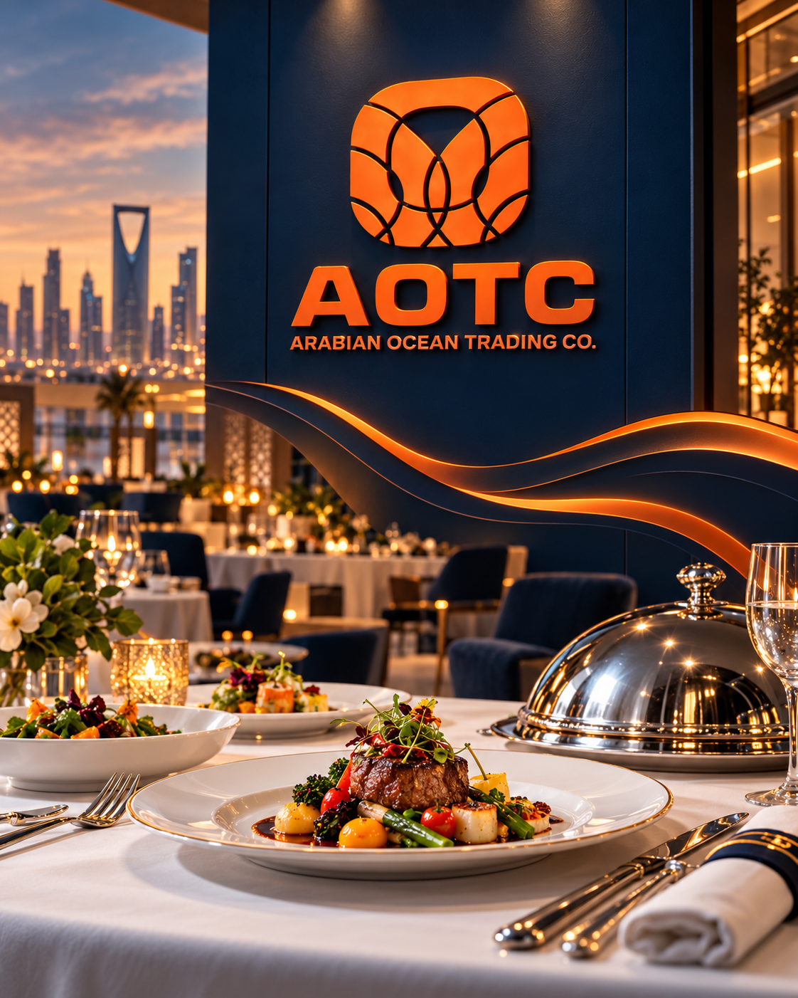هوية AOTC في الضيافة والخدمات الغذائية — الرؤية والرسالة